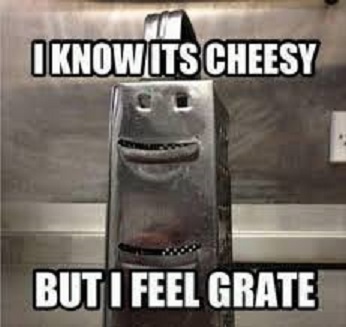 pun cheesy