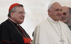 cardinal burke and pope francis