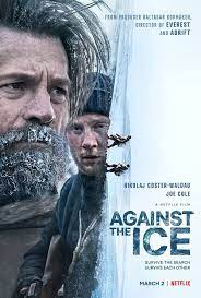 against the ice