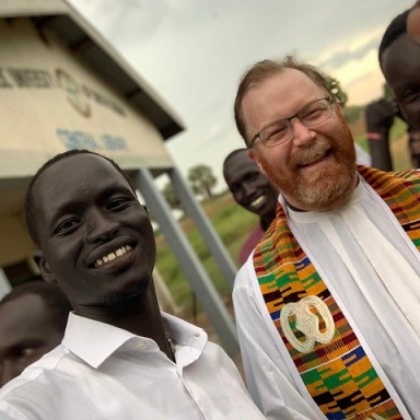 Fr Alans first mass at the University