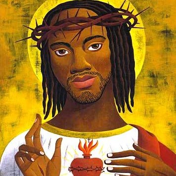 NN sacred heart black jesus 2