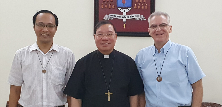 with Archbishop of Hanoi