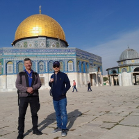 A study tour in the Holy Land,  Khoi and Mark Hanns