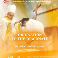 Tomorrow, Ordination to Deaconate, Kenji Konda MSC