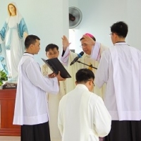 MSC Vietnam.  Ordination of Diaconate Ceremony, Thi and Bang