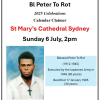 Blessed Peter To Rot, Celebration of his Anniversary of Beatification and Death. July 2025