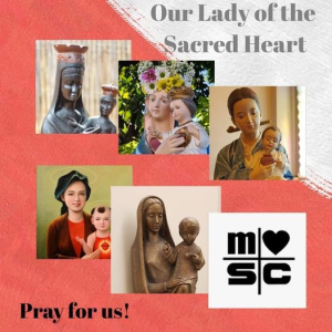 May 15th, still the Jules Chevalier Bicentenary Year: His gift of Our Lady of the Sacred Heart